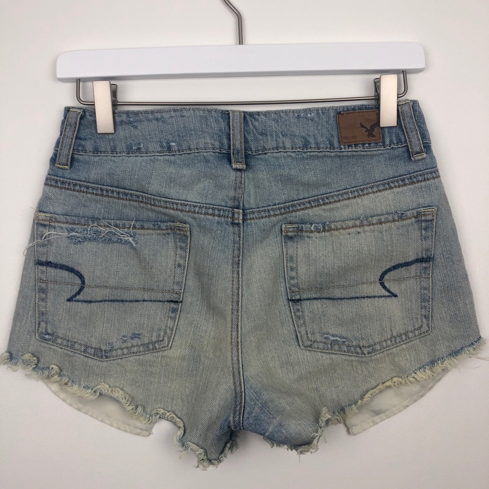 American Eagle Distressed Jean Shorts - Picture 2 of 6